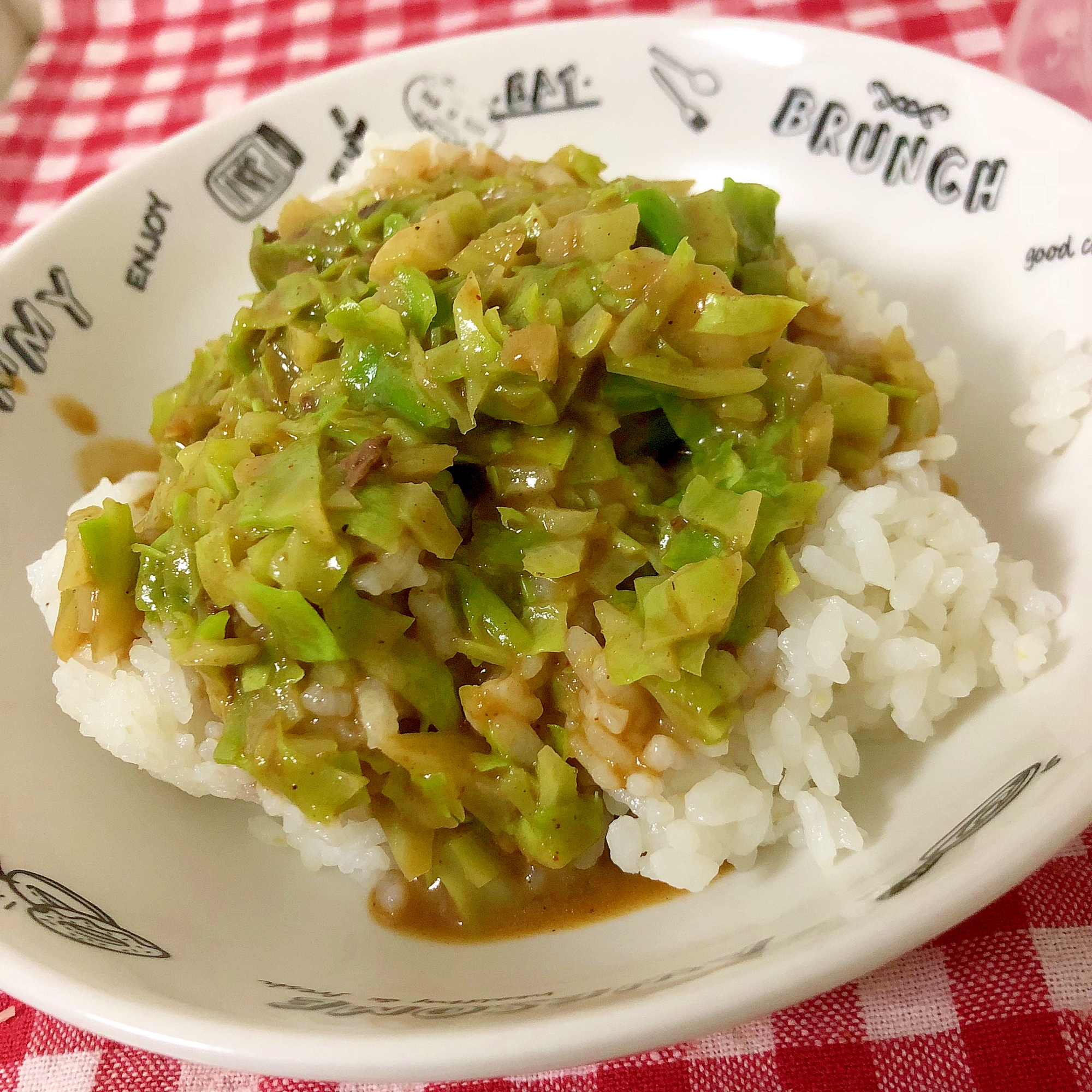 キャベツとツナのカレー★