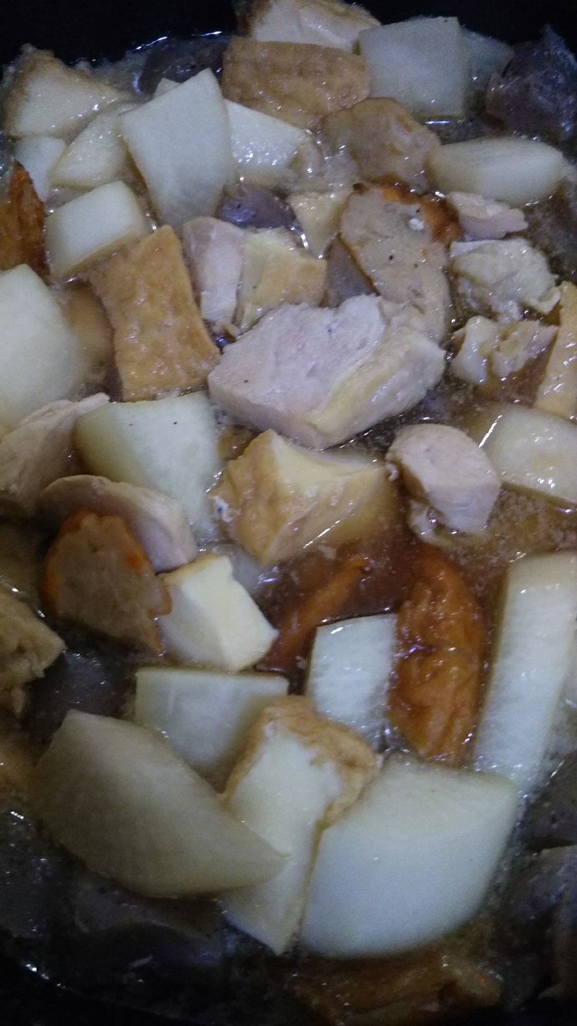 鶏むね肉で簡単煮しめ(о´∀`о)
