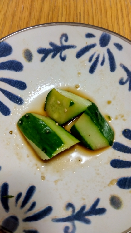 夏バテ気味でもパクパク♪きゅうりのスタミナ漬け♪