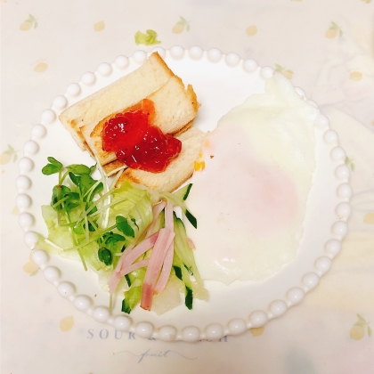 梅ジャムゼリーサラダ