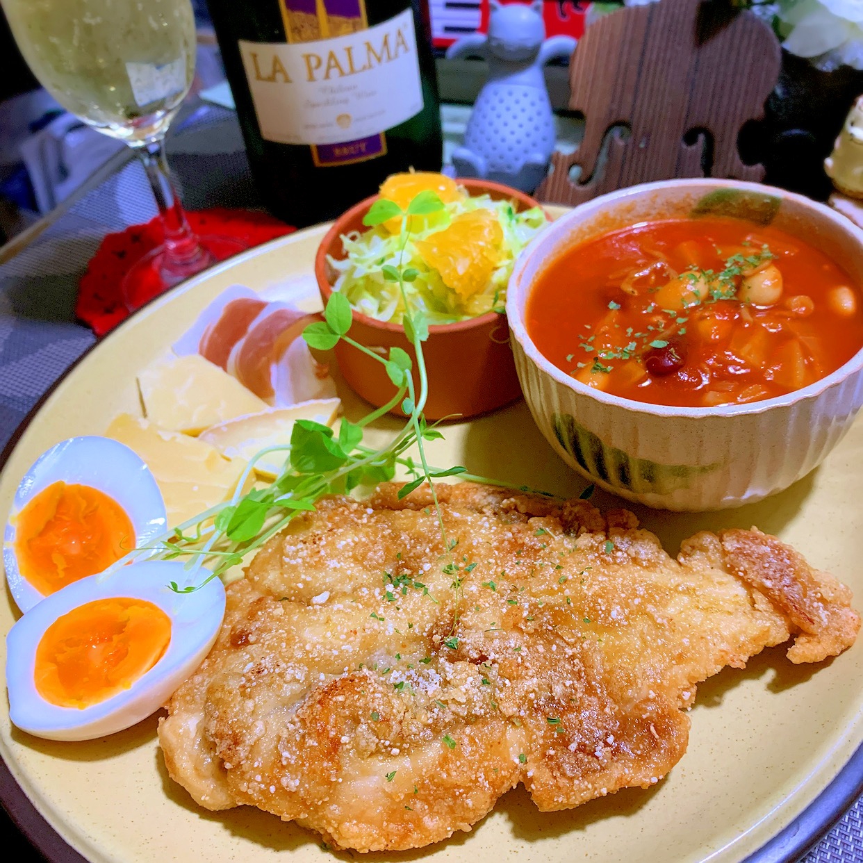 鶏むね肉のカレー大鶏排