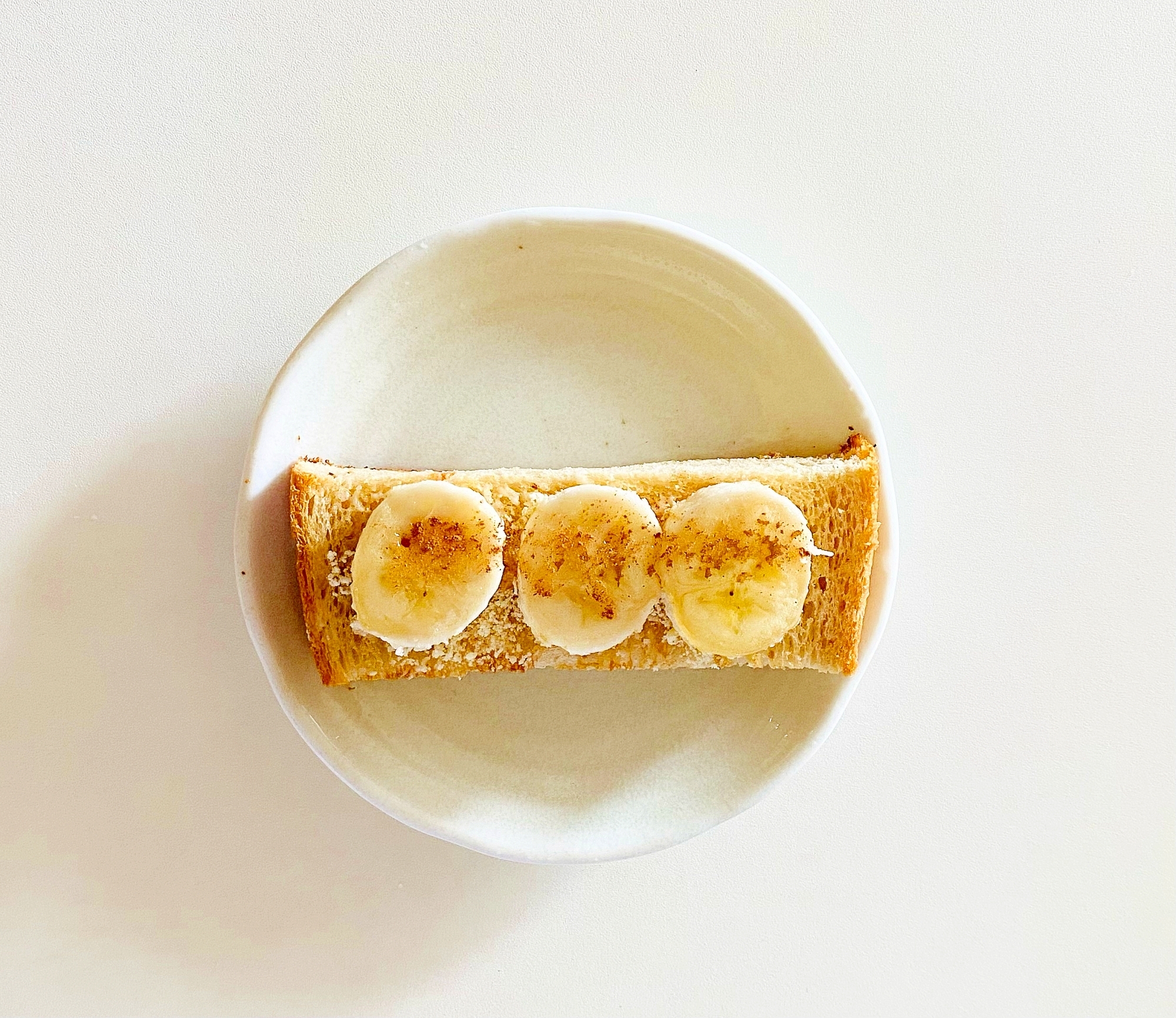 簡単バナナチーズトースト