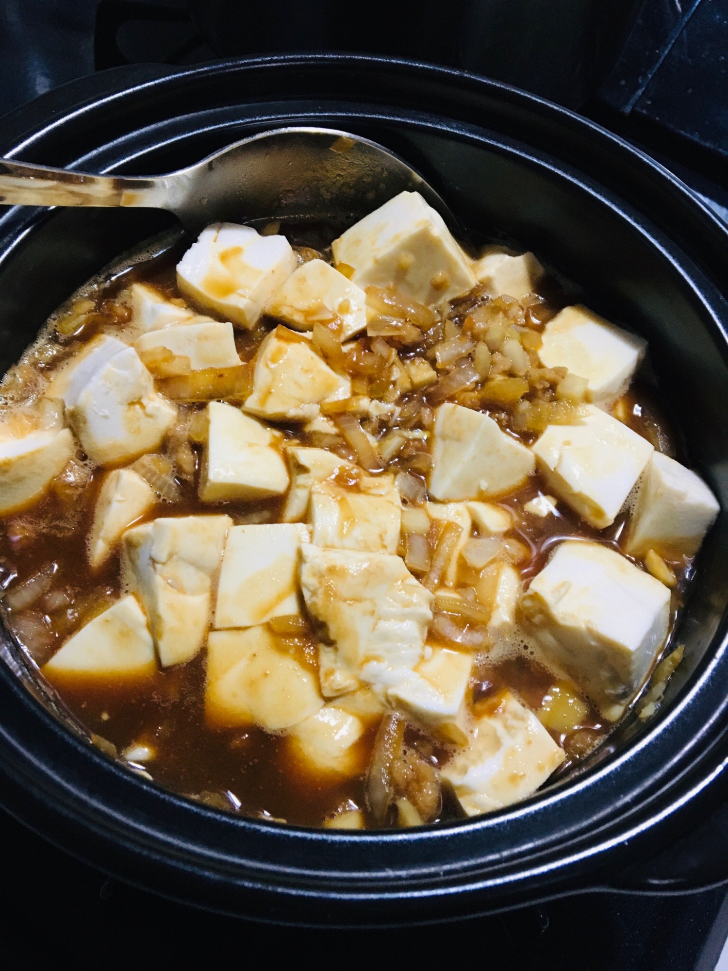 子どもも食べれる赤味噌で麻婆豆腐