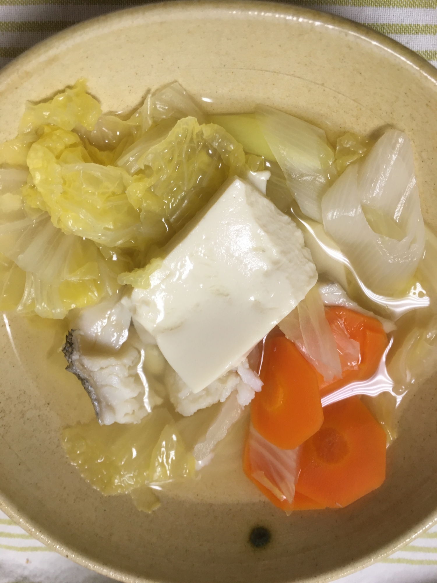 病人や子供でも食べやすい タラ鍋