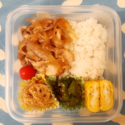 ＊お弁当に♪豚肉と玉ねぎの甘辛炒め＊