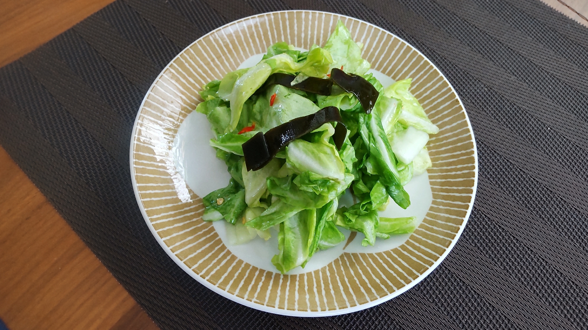春キャベツと昆布の浅漬け