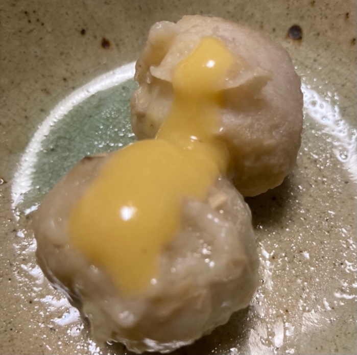 辛子味噌がけ里芋の白だし煮