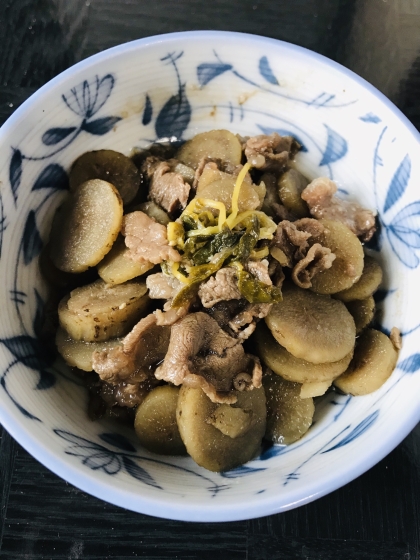 三つ葉牛ごぼうのしぐれ煮