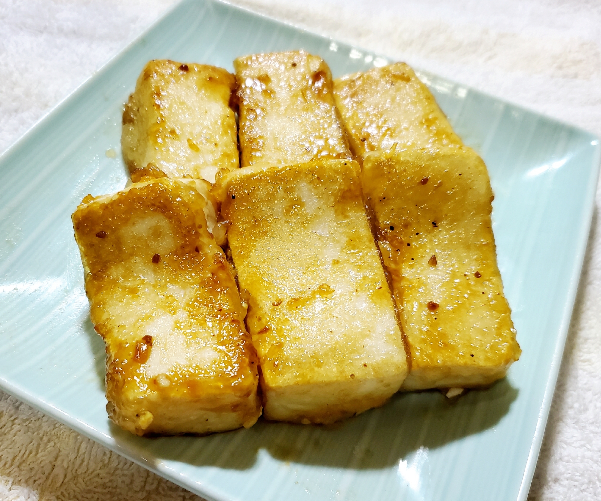 焼肉のたれ味☆豆腐ステーキ