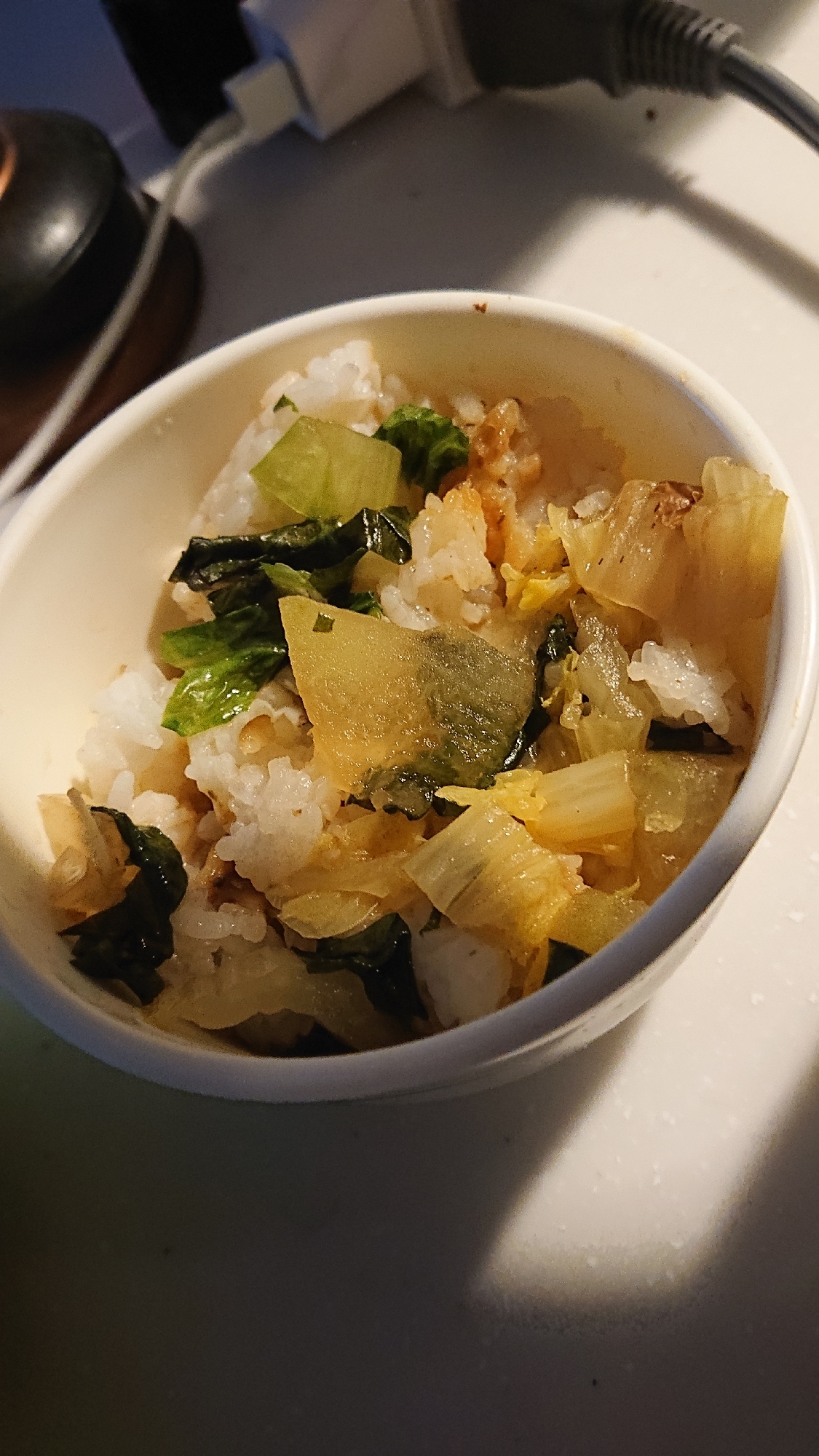 もちもち野菜味噌おじや