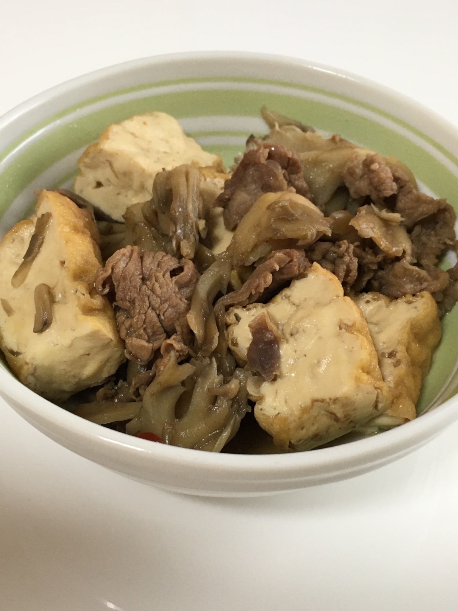 牛肉と舞茸と厚揚げの甘辛煮 レシピ 作り方 By Mako6 楽天レシピ 牛肉と舞茸と厚揚げの甘辛煮 レシピ 作り方 By Mako6 楽天レシピ