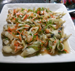 アレルギーっ子も一緒に食べられる 豆アジの南蛮漬け レシピ 作り方 By ちびママ0627 楽天レシピ アレルギーっ子も一緒に食べられる 豆アジの南蛮漬け レシピ 作り方 By ちびママ0627 楽天レシピ