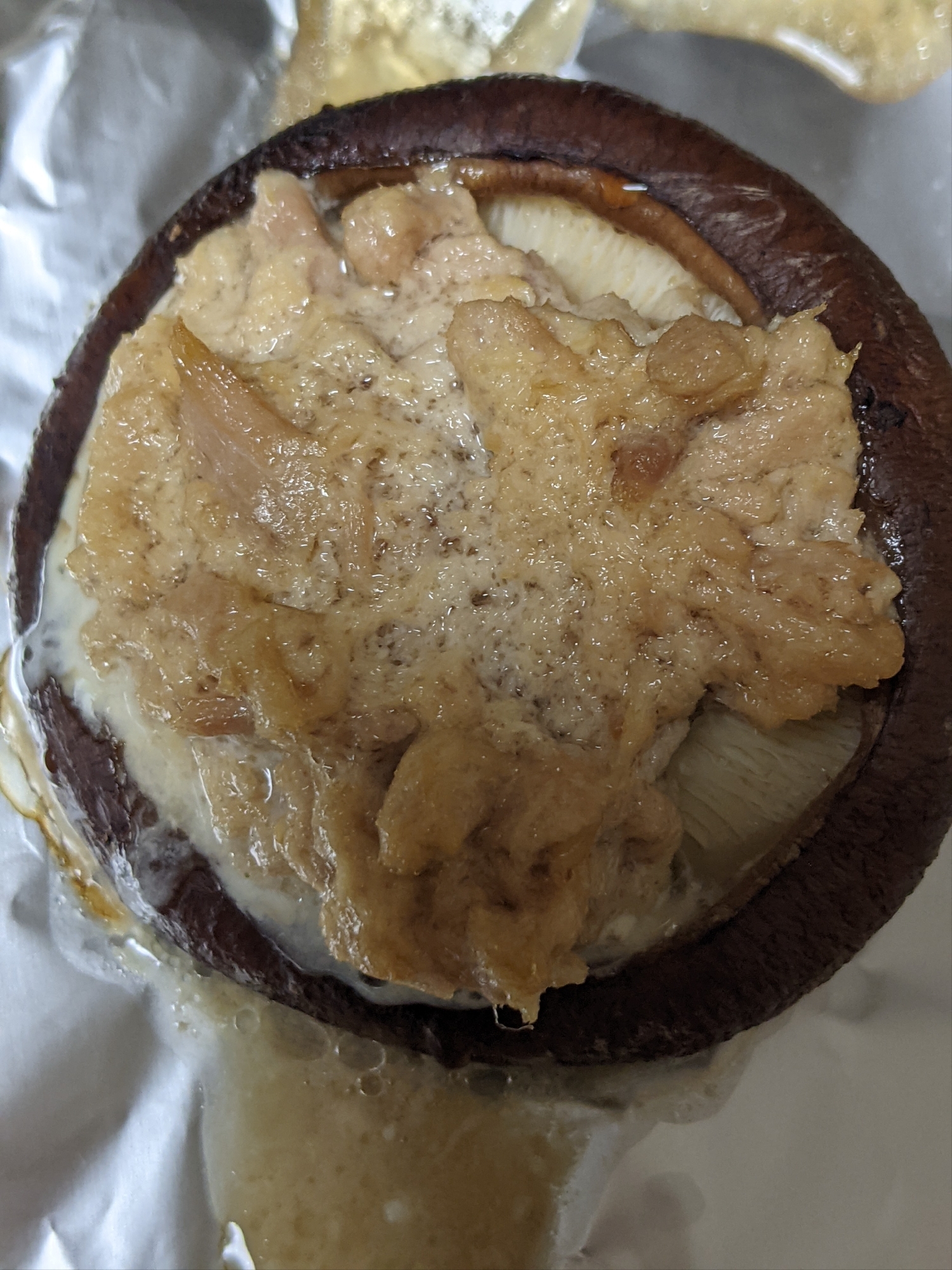 ツナマヨネーズの椎茸焼き