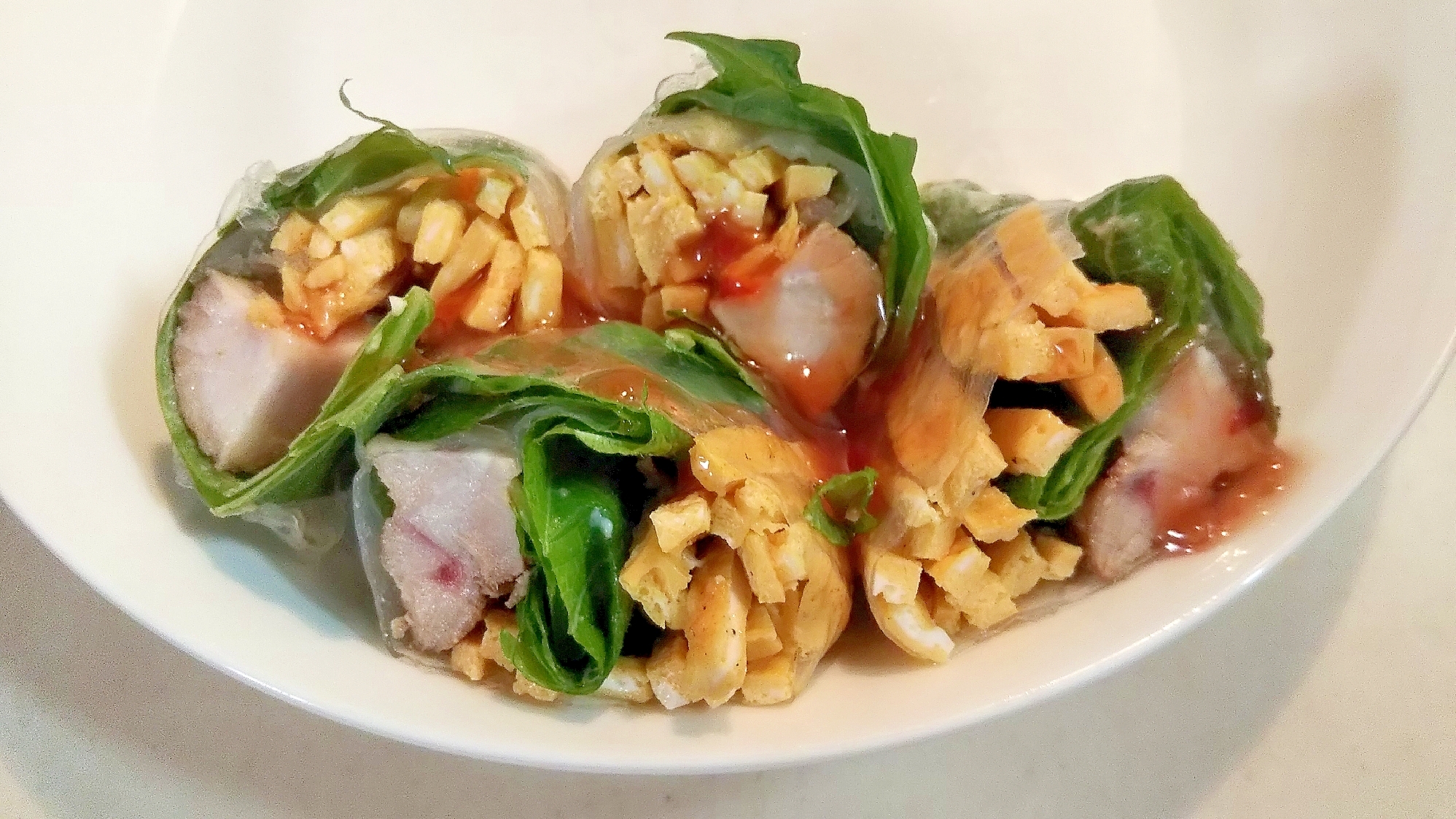 お弁当 チャーシューと錦糸卵 大葉 の生春巻 レシピ 作り方 By こざかなアーモンド 楽天レシピ お弁当 チャーシューと錦糸卵 大葉 の生春巻 レシピ 作り方 By こざかなアーモンド 楽天レシピ