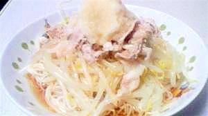 めがねレシピ：ぶたしゃぶそうめん