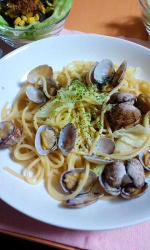 パスタ屋さんのボンゴレ(あさりのパスタ)