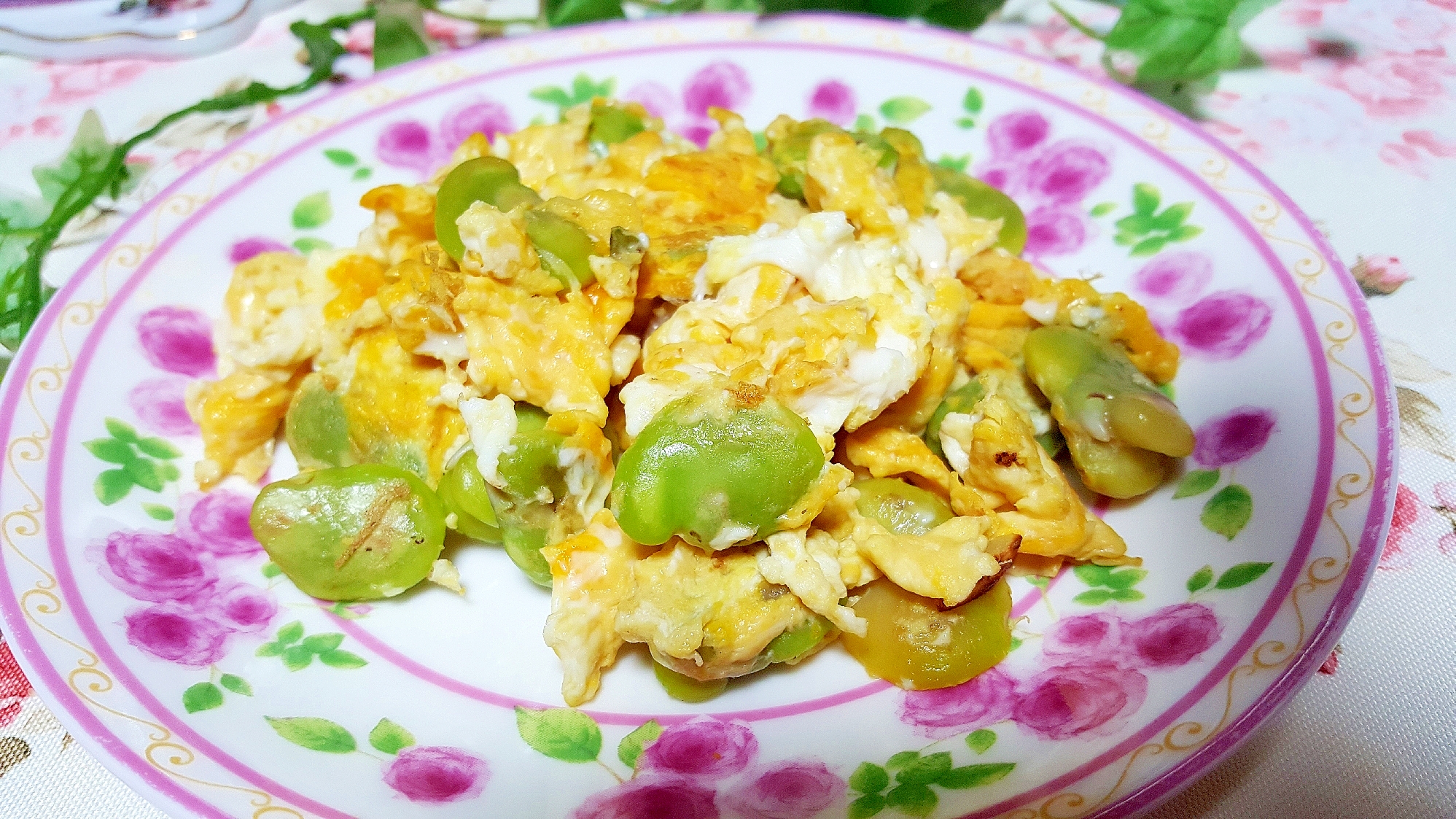 おつまみにも♡そら豆たまご