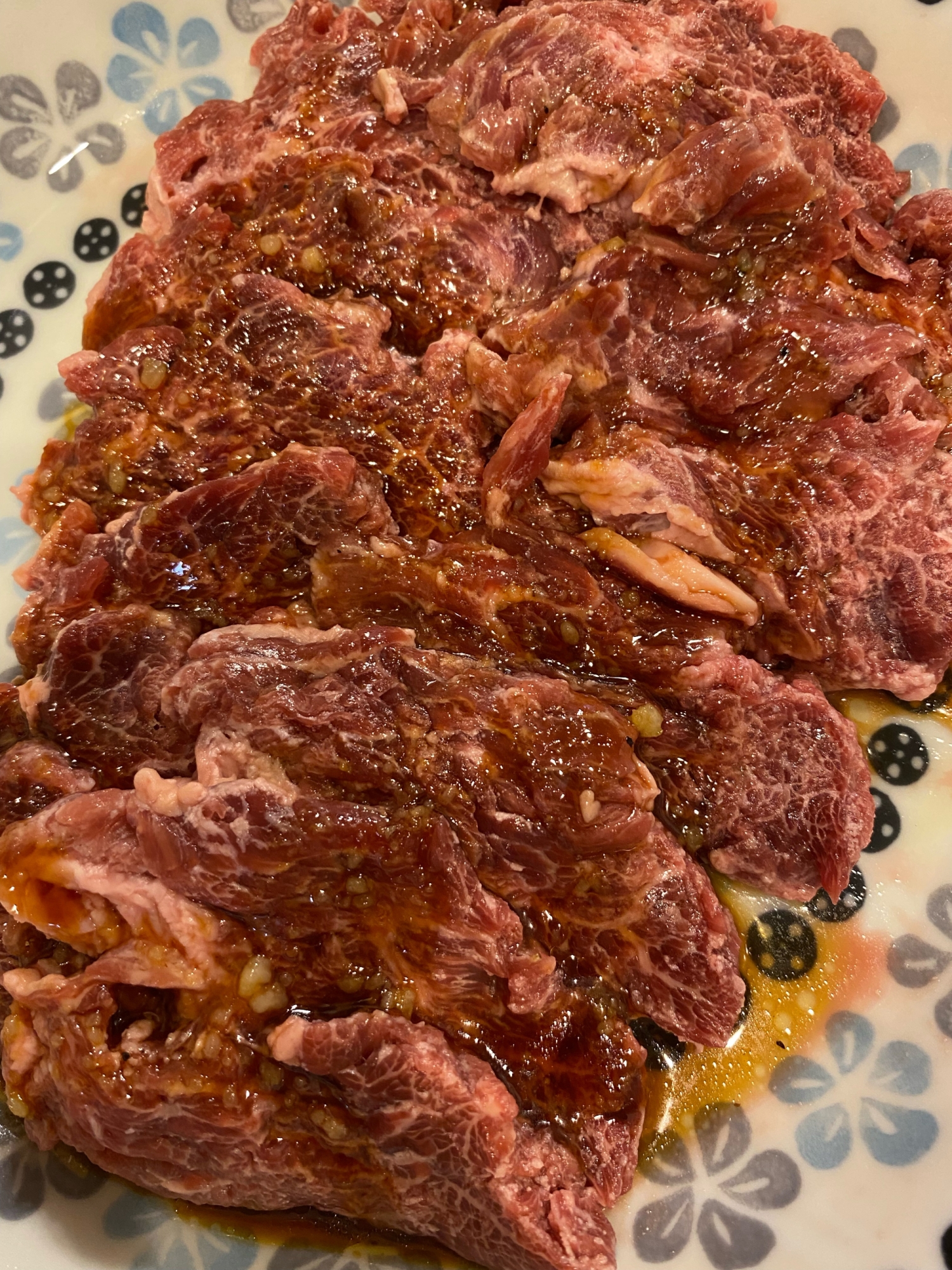 ハラミ焼肉用の下味のつけ方(甘口)