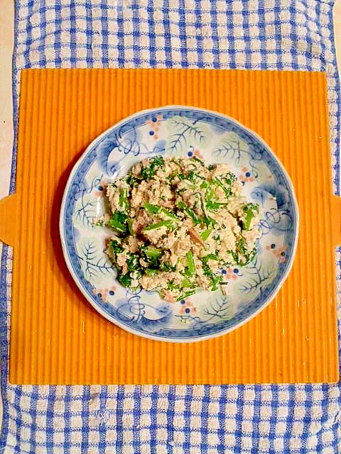 小松菜とツナのおからサラダ レシピ 作り方 By テツオ63 楽天レシピ 小松菜とツナのおからサラダ レシピ 作り方 By テツオ63 楽天レシピ