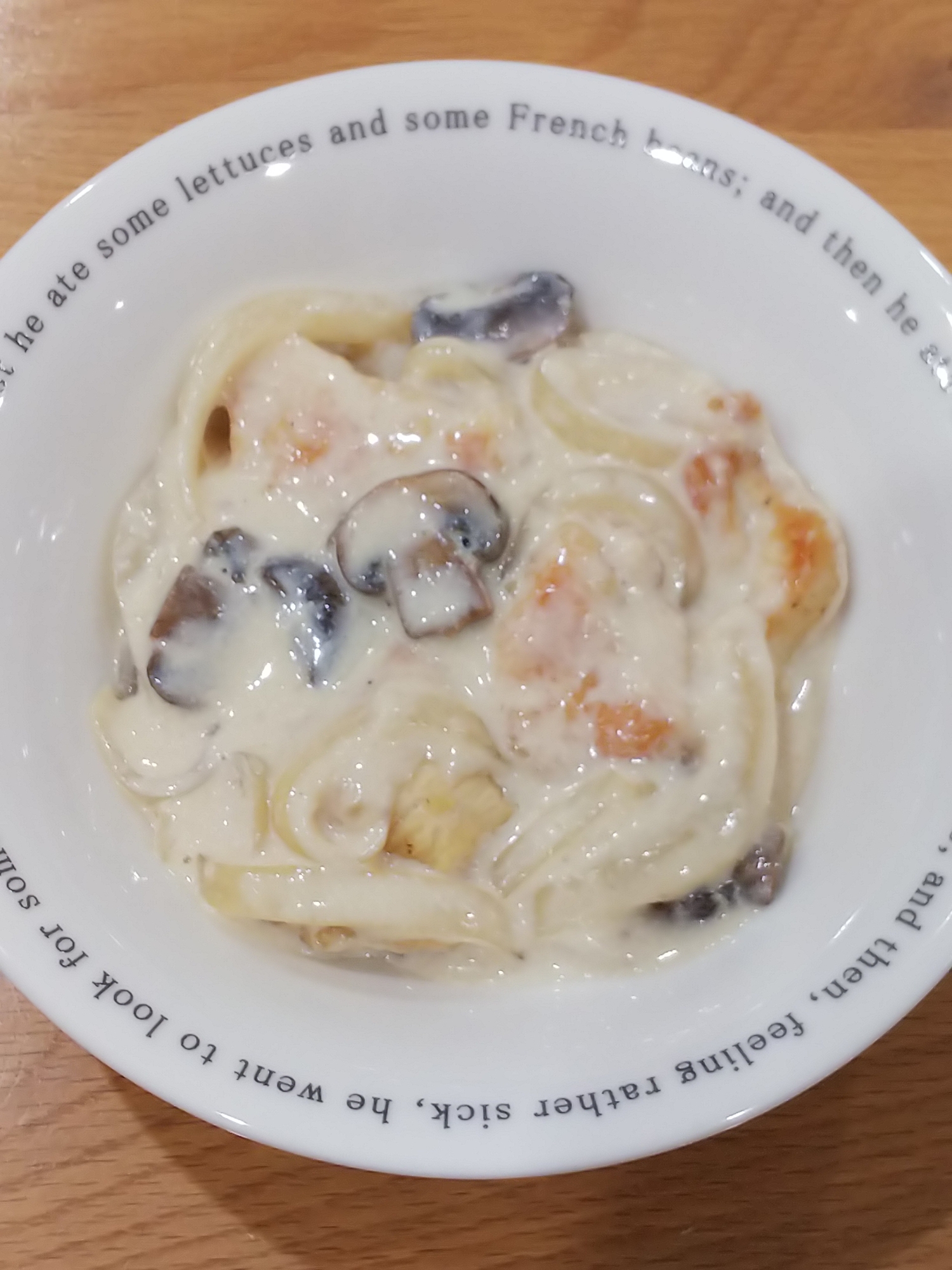 鶏むね肉とマッシュルームのクリーム煮