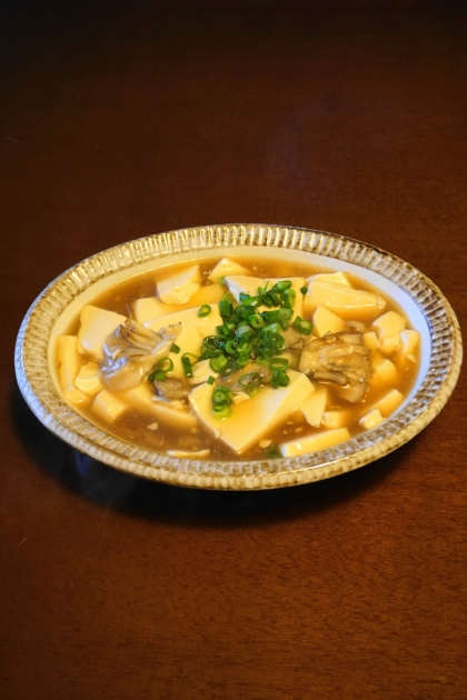節約おかず★豆腐のきのこあんかけ