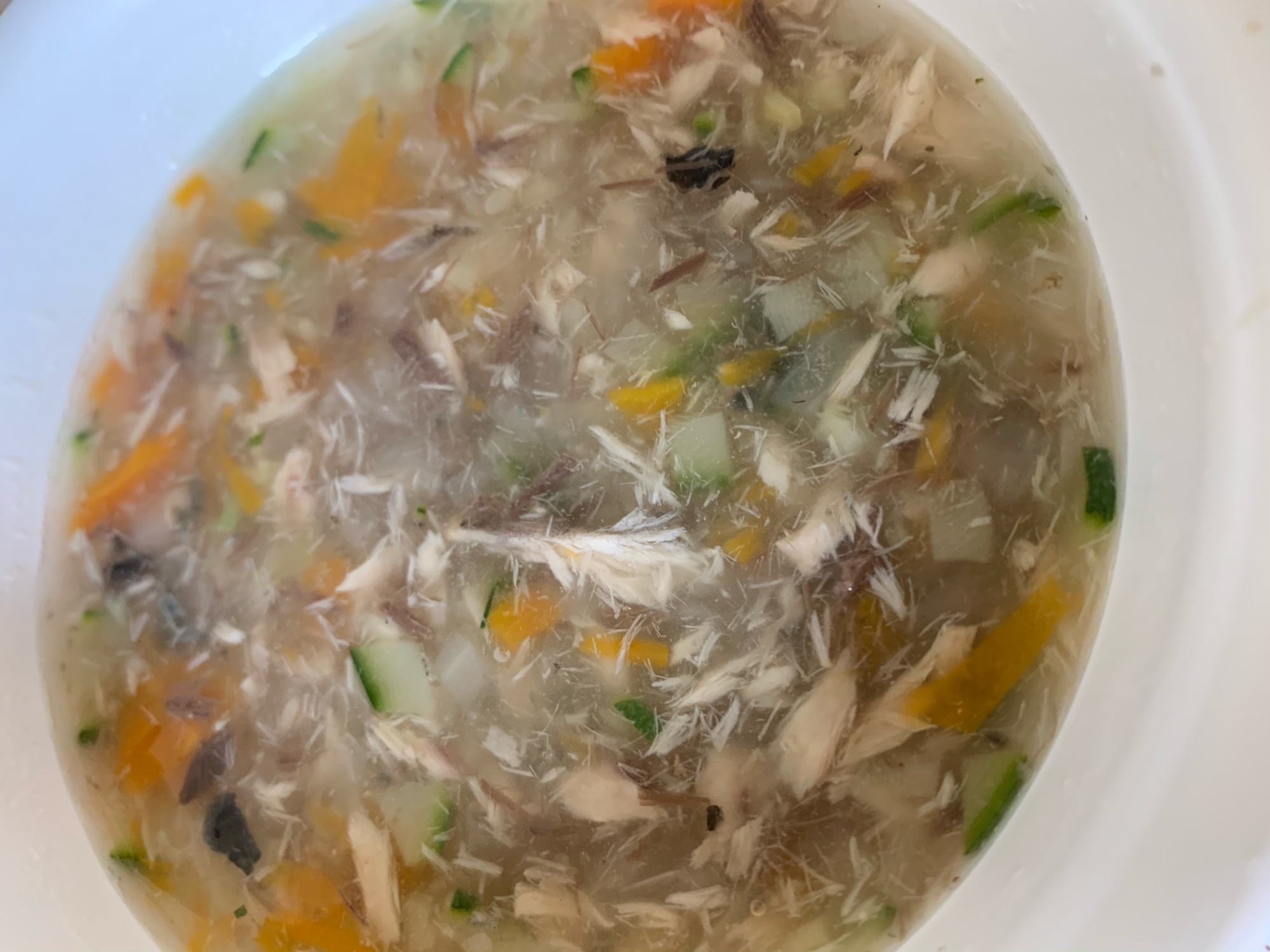 離乳食 サバとズッキーニのコンソメスープ レシピ 作り方 By ゆひ7 楽天レシピ