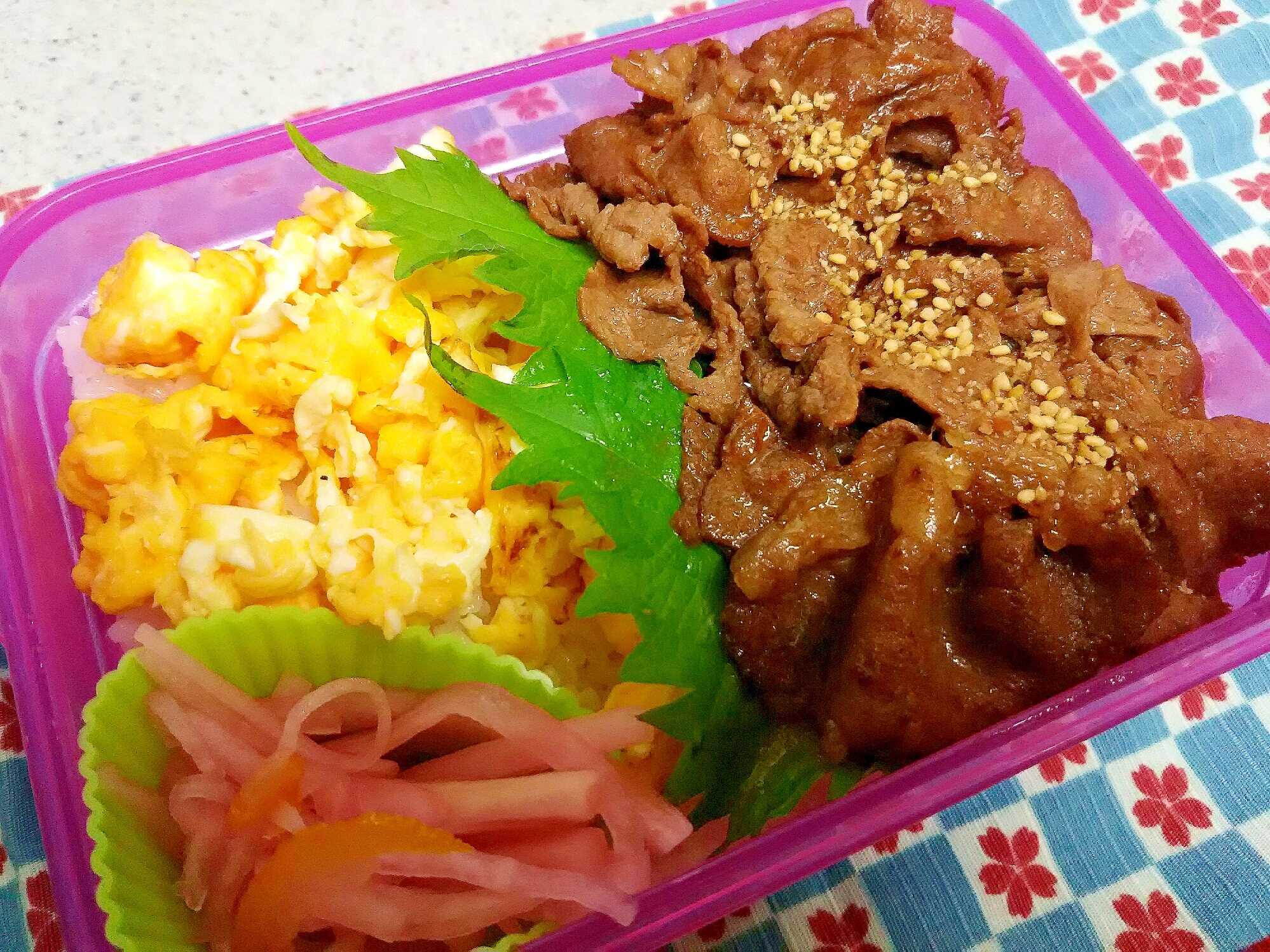 男子高校生のための 満腹 焼き肉弁当