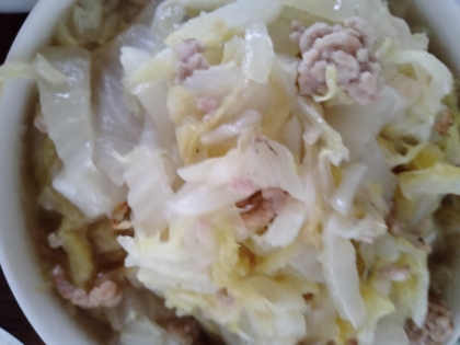 白菜大量消費！豚ひき肉と白菜の和風あんかけ