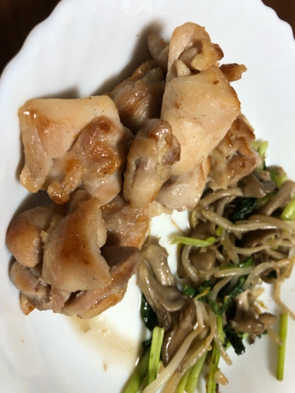 鶏胸肉と舞茸の炒め物