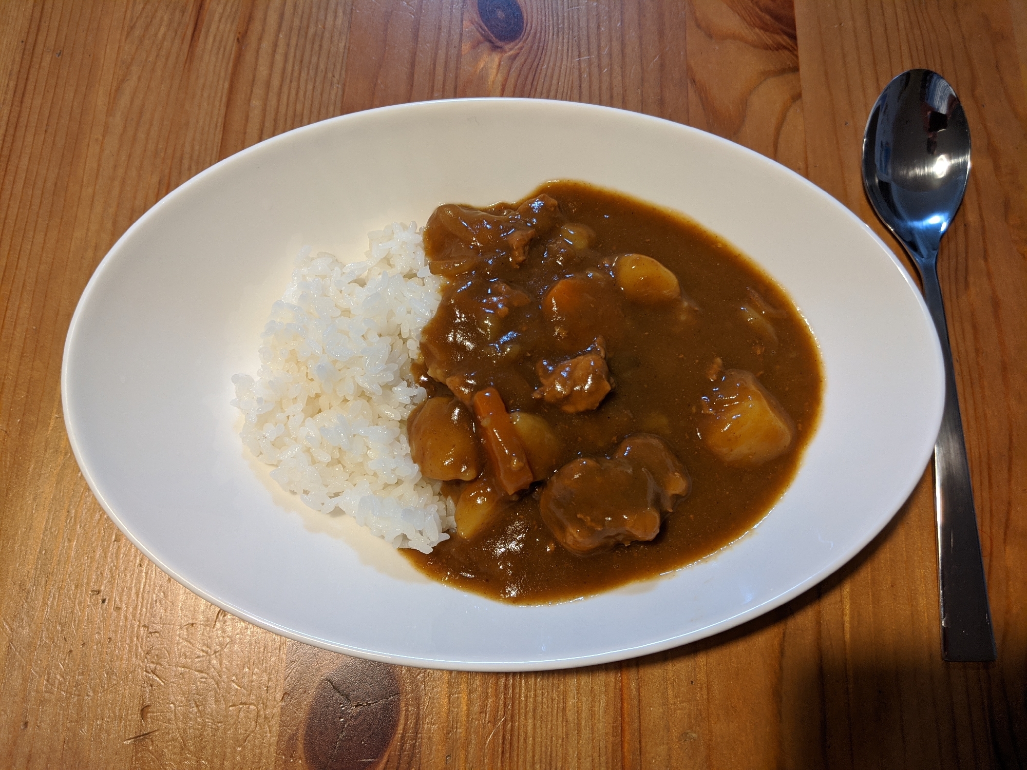 めんつゆが隠し味！のポークカレー♪