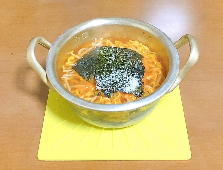 簡単⭐赤からラーメンにトッピング