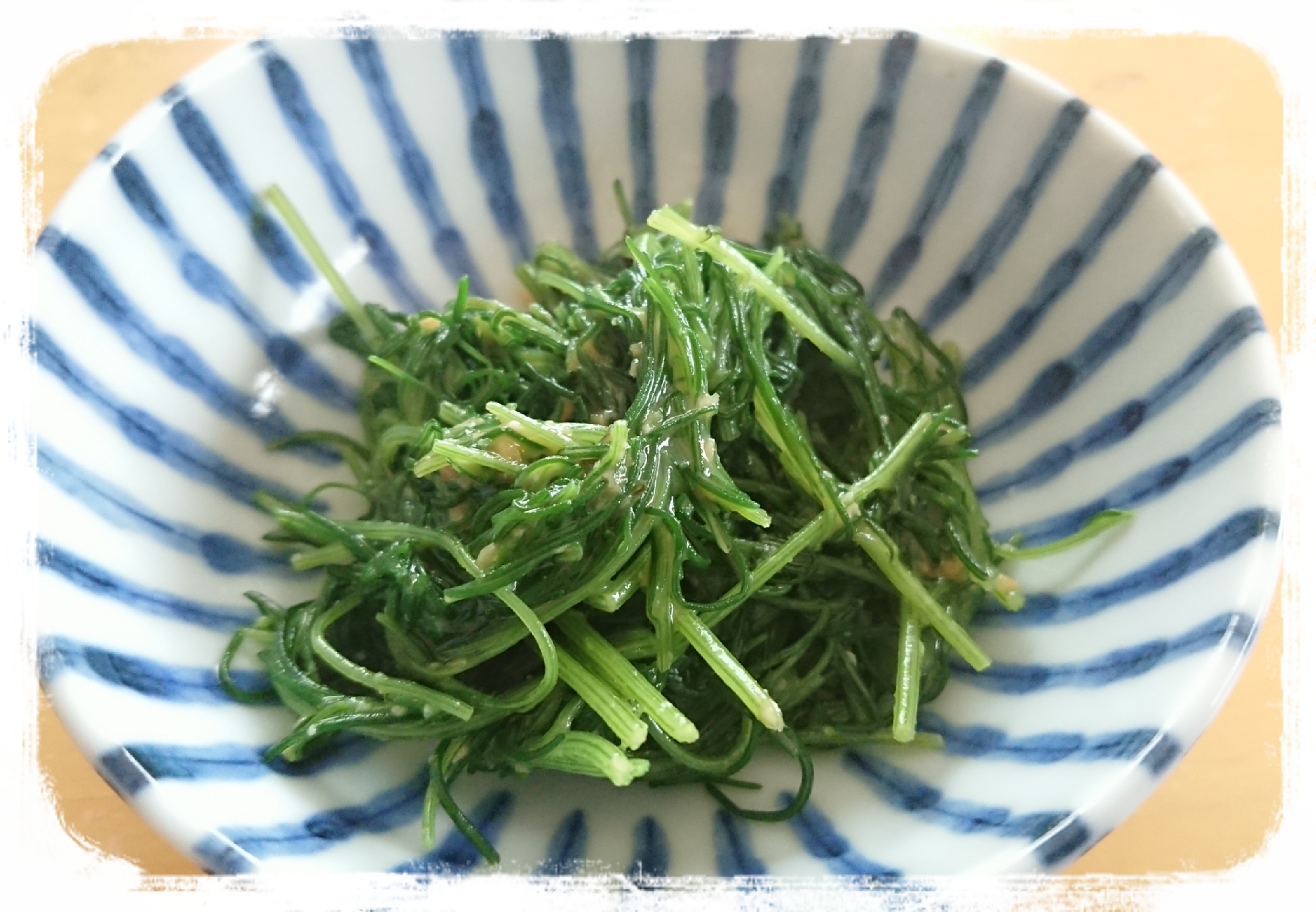 栄養満点☆おかひじきの辛子酢みそ和え