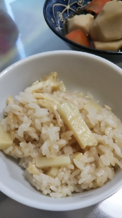頂いた旬のたけのこで作りました！
