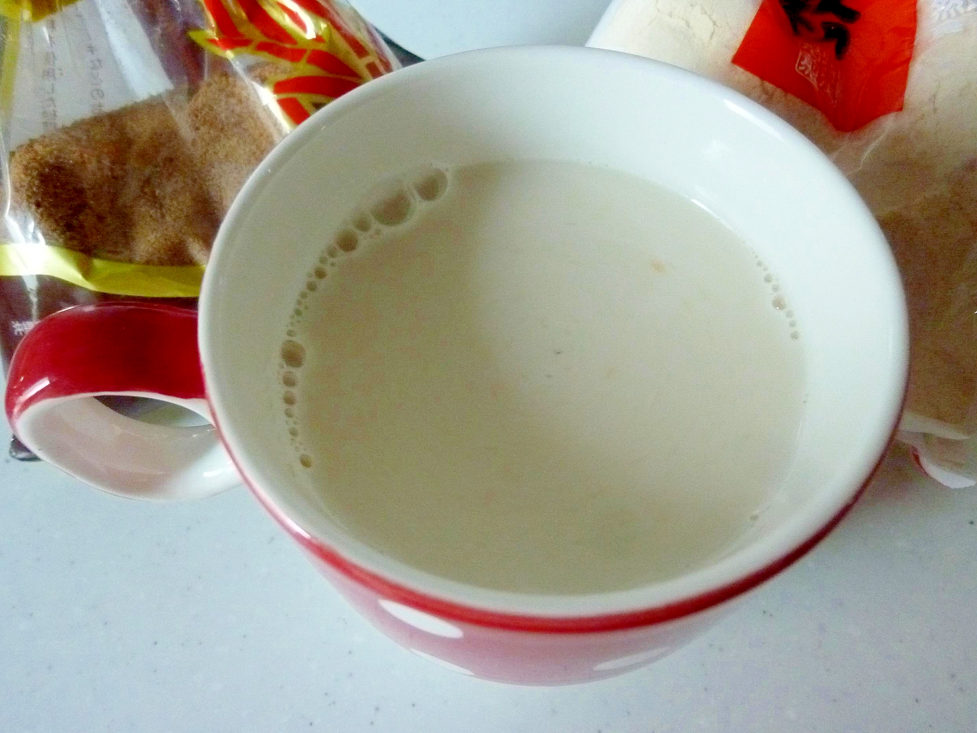 ☆きなこ入り♪ ほうじ茶ミルク☆