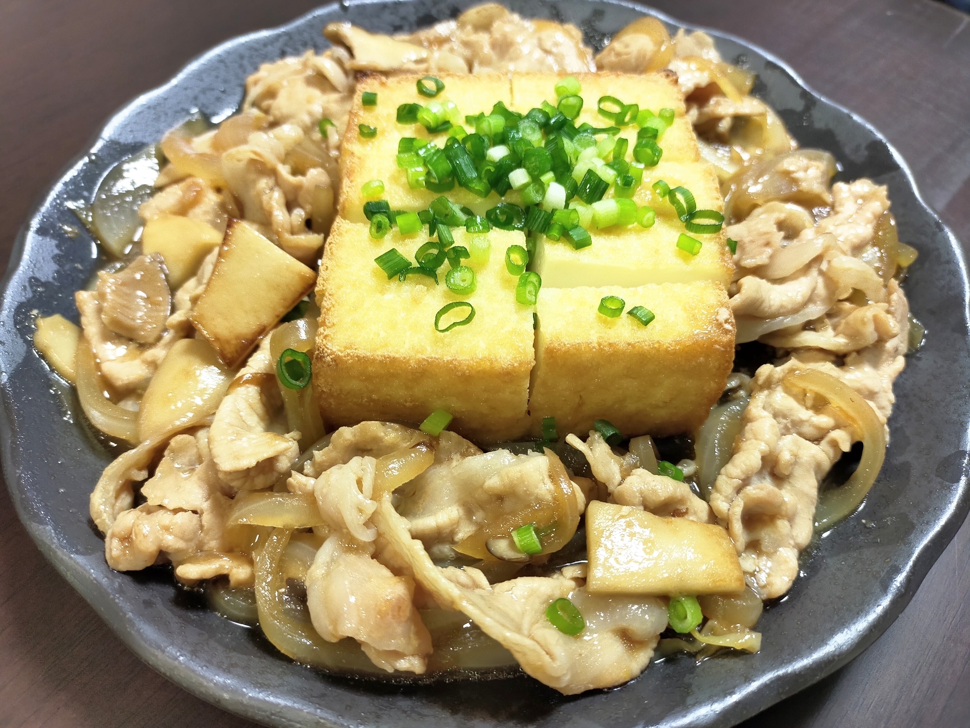 もっちり絹厚揚げ お肉と一緒に レシピ 作り方 By しーちゃんママ 楽天レシピ