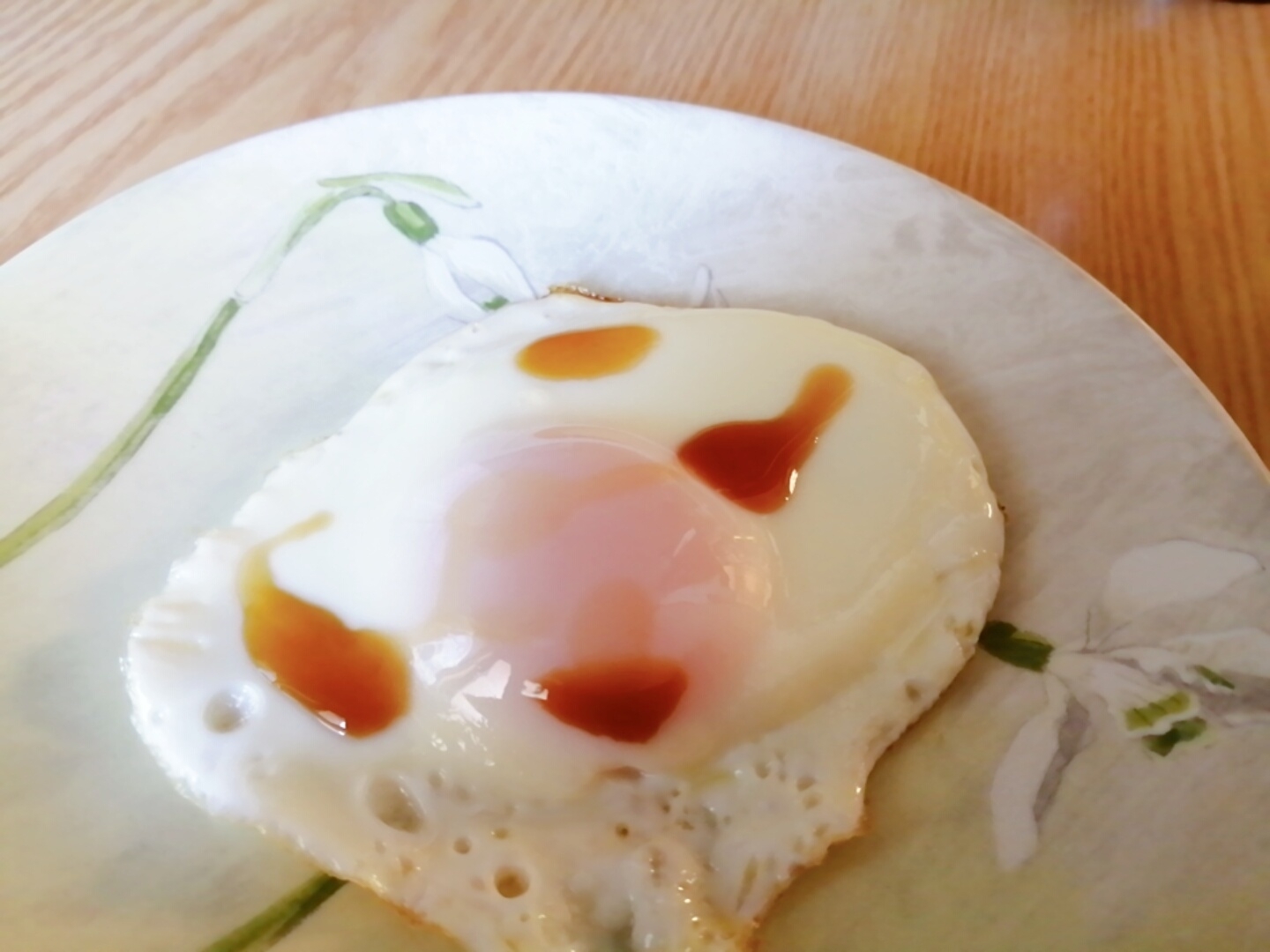 レモン醤油の目玉焼き