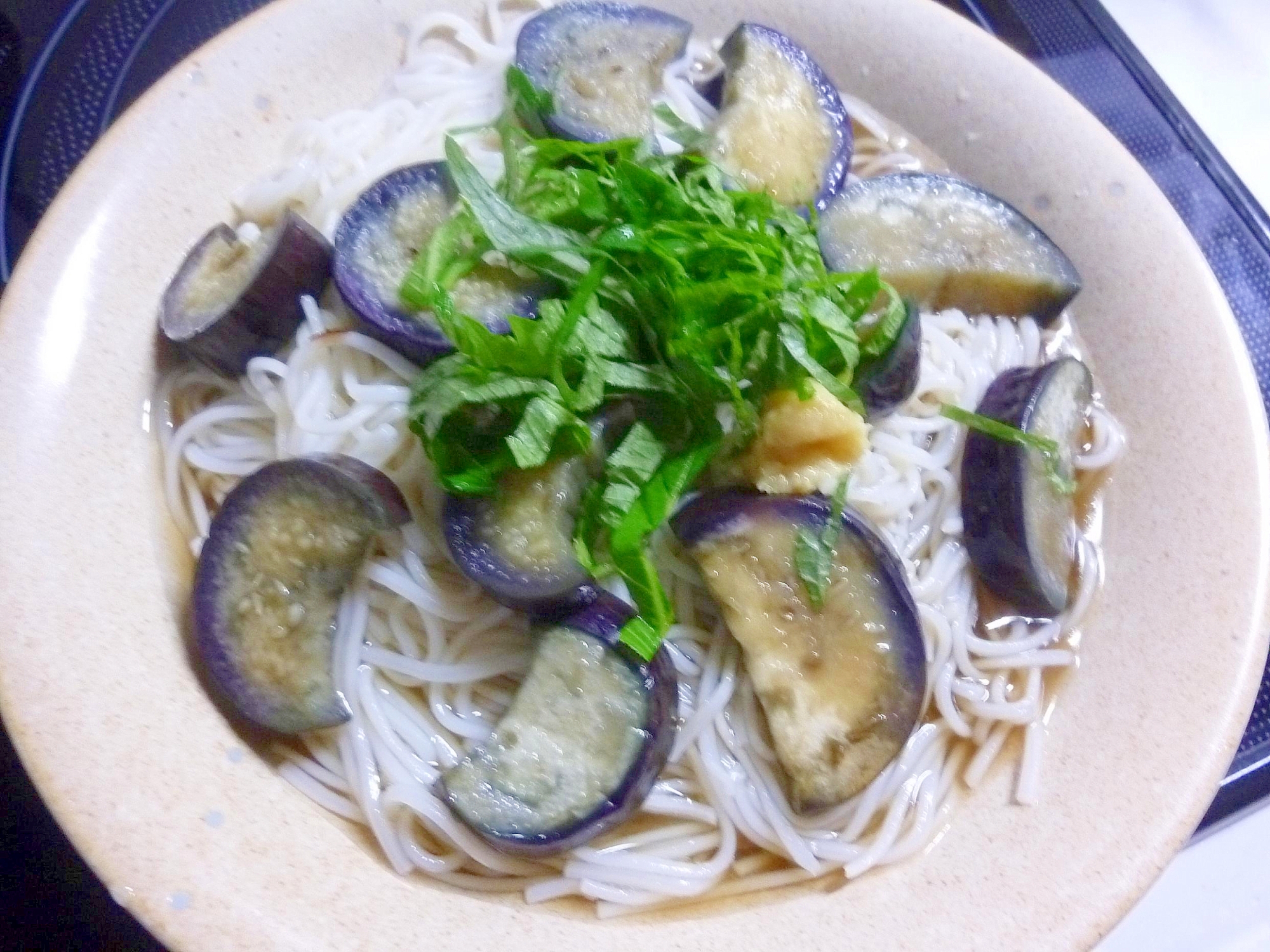 ☆茄子の焼きびたしそうめん☆