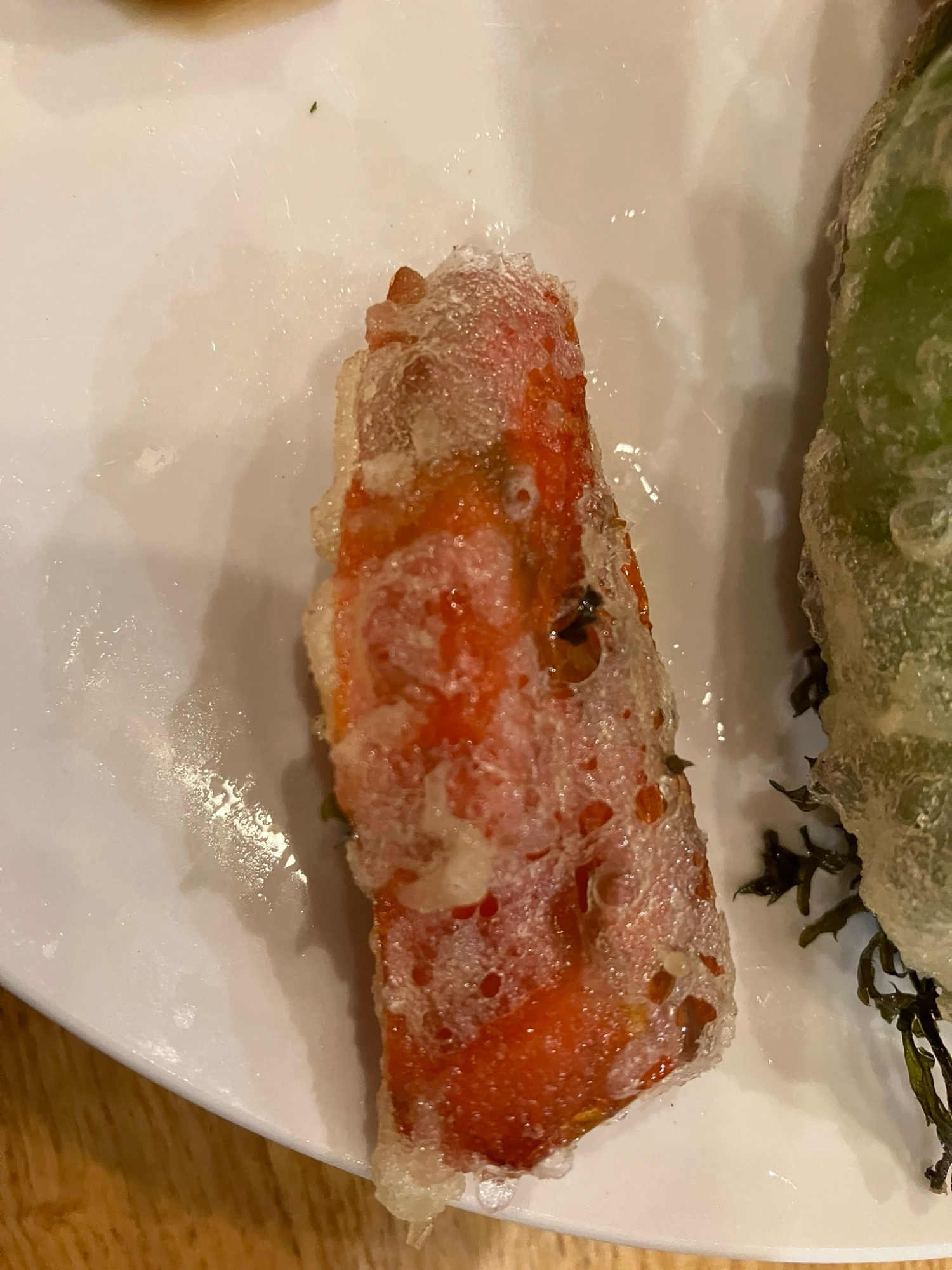 パプリカの米粉天ぷら