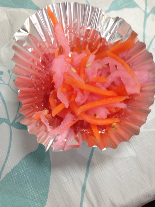 可愛いピンク色に変身 紅白なます レシピ 作り方 By Xmickyx 楽天レシピ 可愛いピンク色に変身 紅白なます レシピ 作り方 By Xmickyx 楽天レシピ