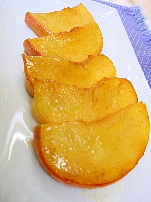腸を綺麗に リンゴのホットデザート シナモン風味 レシピ 作り方 By Yottan0122 楽天レシピ