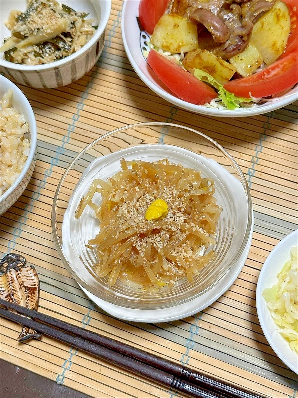 1.5日待っておいしいしみしみもやし牡蠣醬油じたて