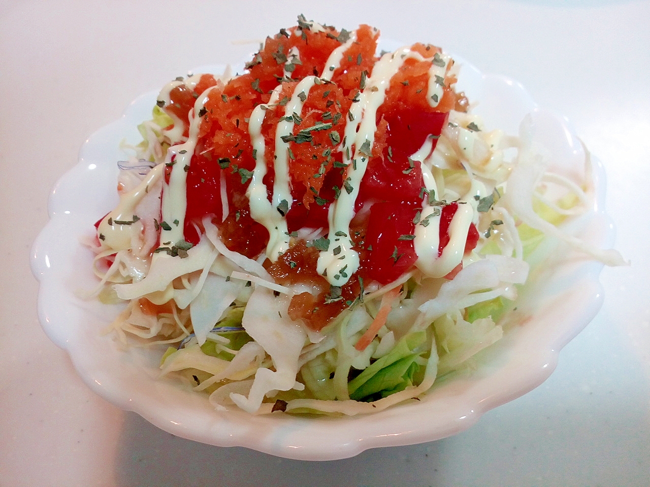 レタス 千切り野菜 トマト 人参のサラダ レシピ 作り方 By ぷ みぃまま 楽天レシピ