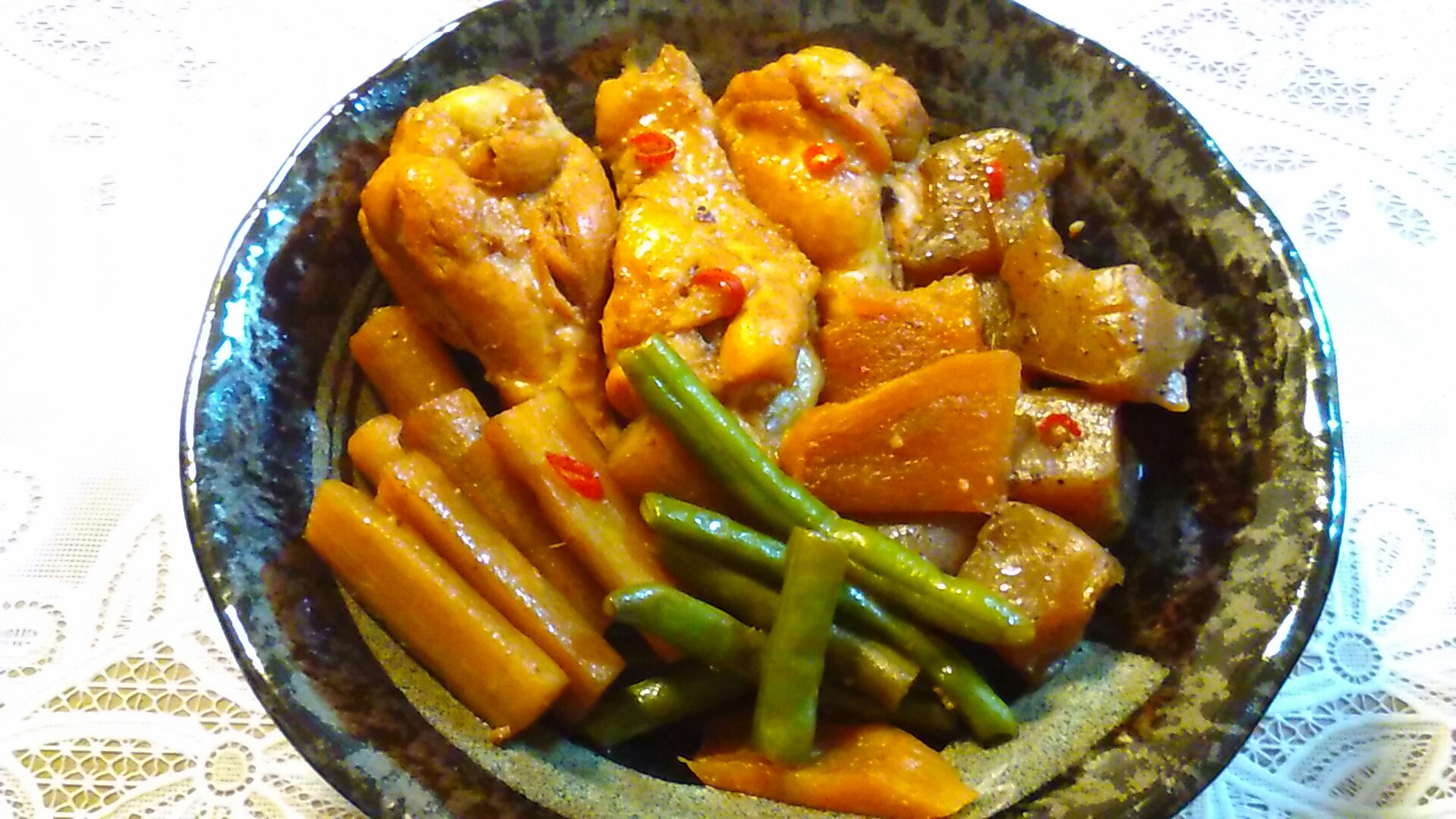 味ぽんで簡単さっぱり鶏手羽元と色々煮 レシピ 作り方 By にゃんco母 楽天レシピ