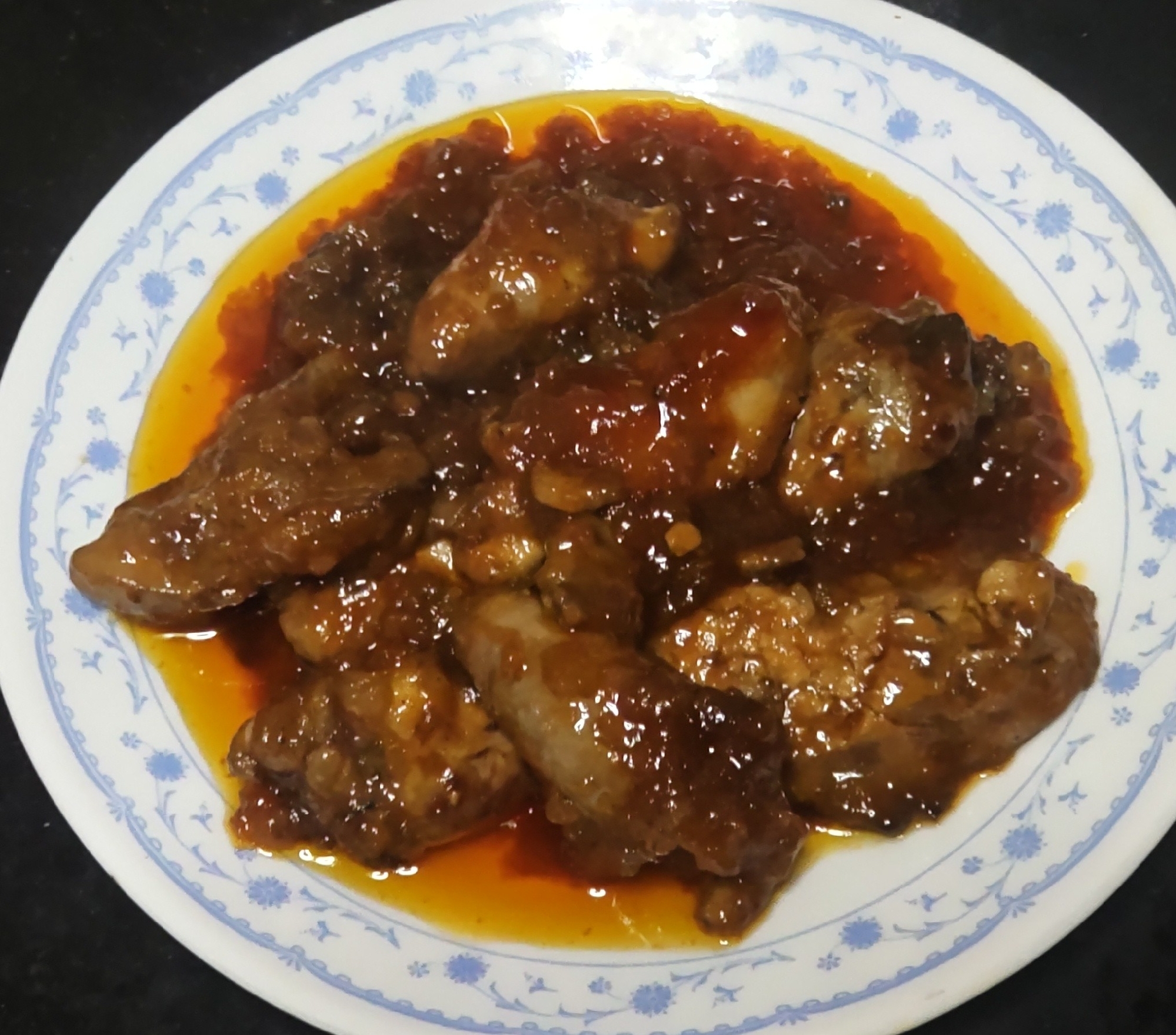 鶏レバーの揚げ焼き❤ケチャップ・オイスターソース味