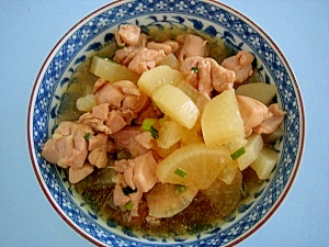 鶏と大根のこってり煮