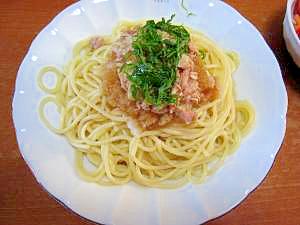 美味しさ保証♪超簡単！ツナ＆大根おろしのパスタ