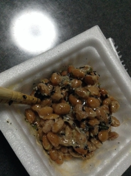 こんばんは〜
納豆、美味しいですよね^ ^ 毎晩食べています。
美味しかったです☆
ごちそうさまでした^o^