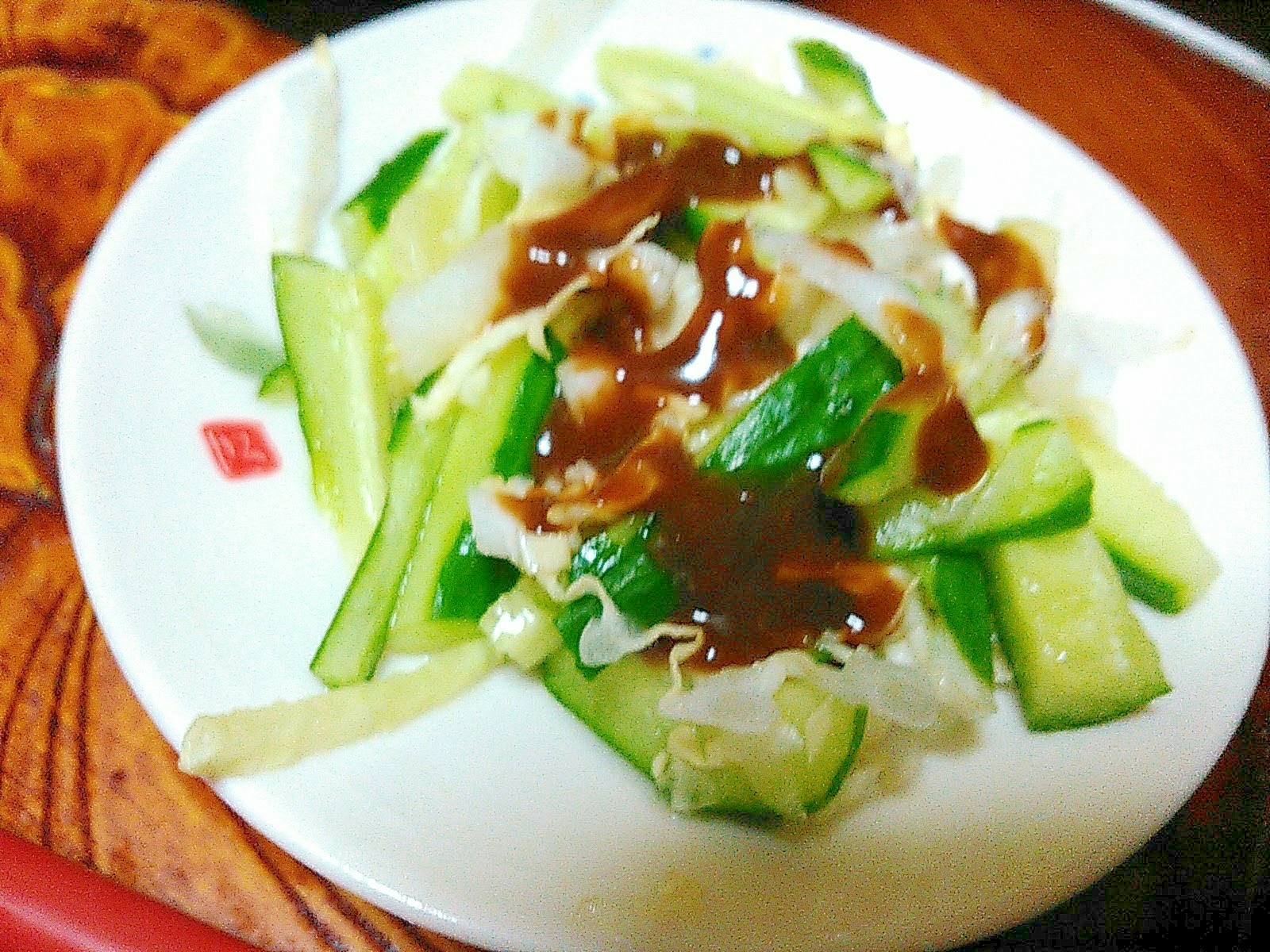 白菜&キュウリの甘味噌サラダ