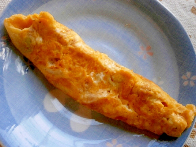 キャベツ・ツナ・チーズのオムレツ