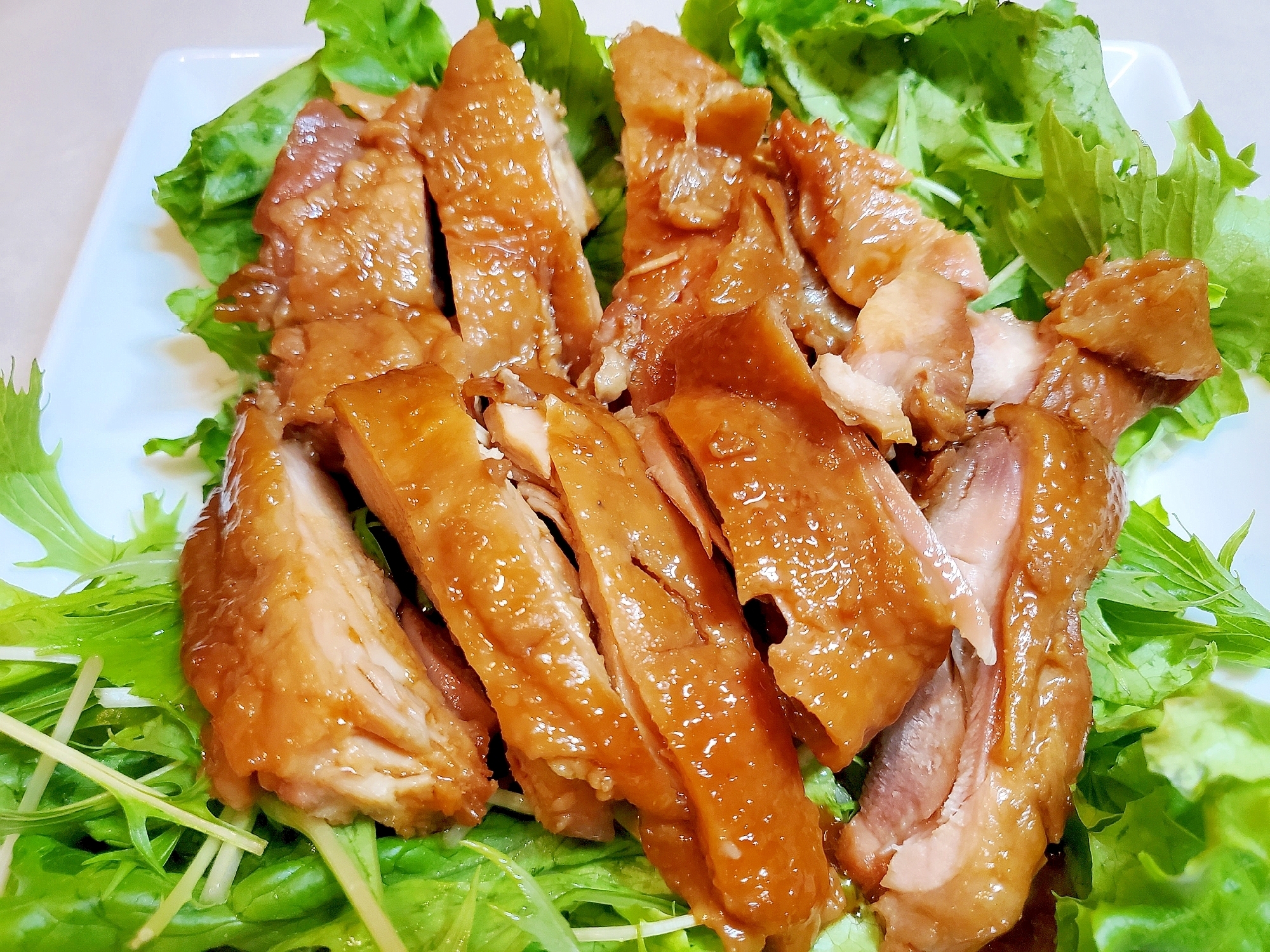 フライパンに入れるだけ!簡単!鶏チャーシュー